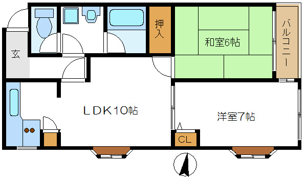 エミネンスオガワ 間取り