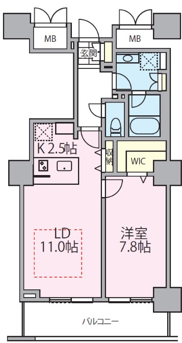 ロイヤルパークスタワー南千住 間取り