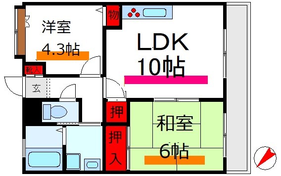 プレステージ新井 間取り