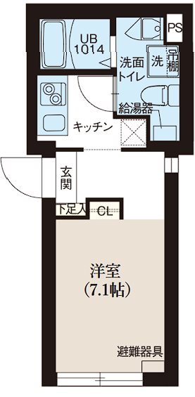 レピュア北千住レジデンス 間取り