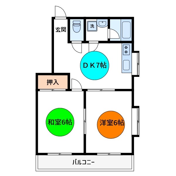 川口ハイツ  間取り