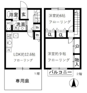 ヴェルヴィル西葛西コンフォール 3号室 間取り