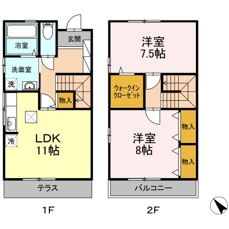ディアステイジ　WEST 間取り