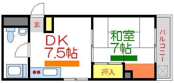 日の本ビル  間取り
