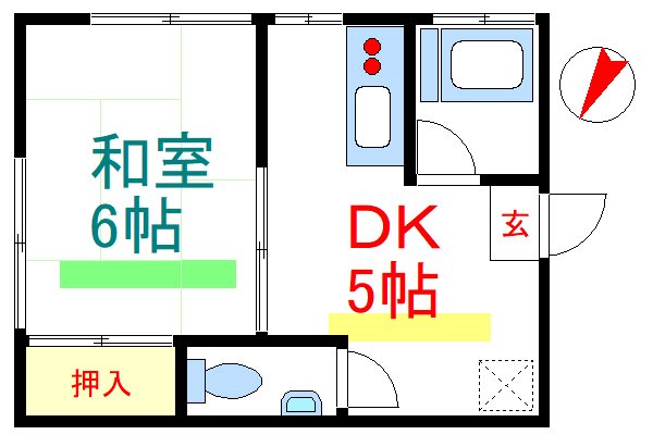ハイツ深町 間取り