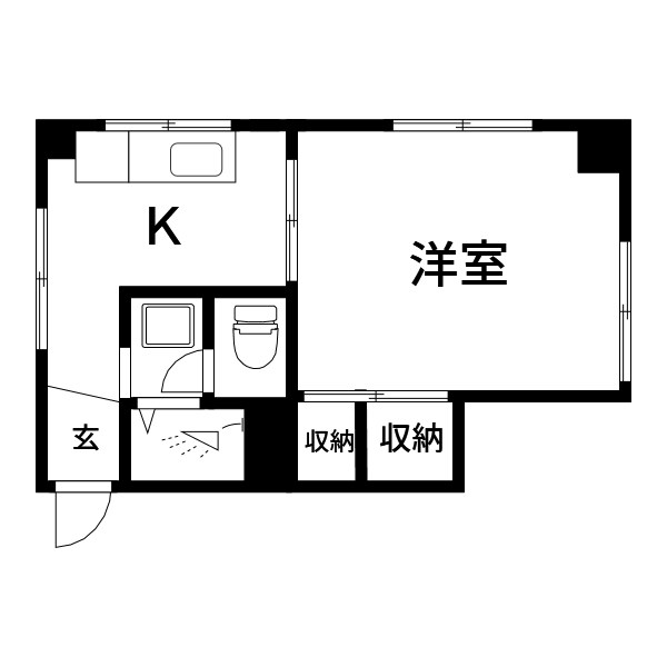 マイウェイハイツ 間取り