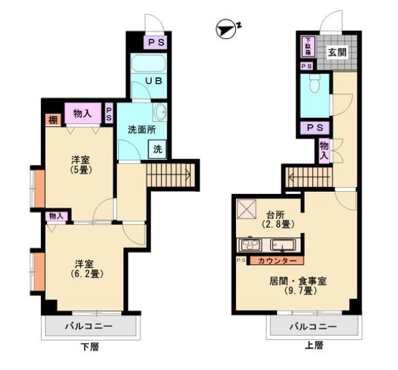 ラーク町屋 間取り