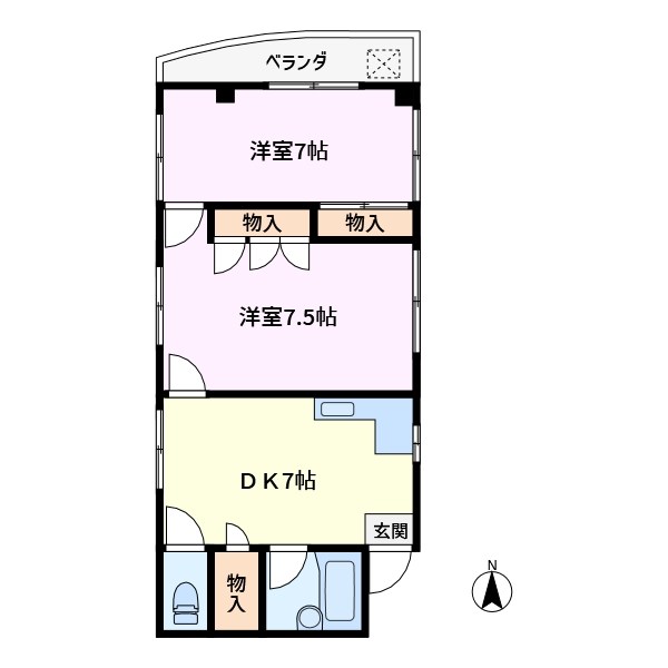 キャステルハシモト 間取り