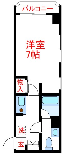 西新井マンション   間取り