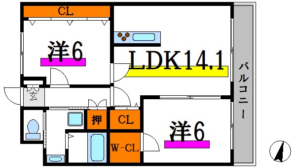 I　BUILDING 間取り
