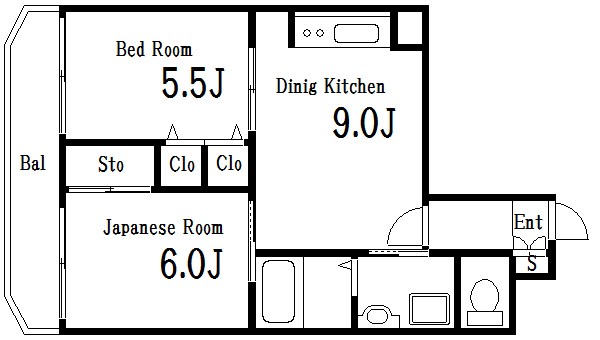 リバーサイドマツモト  間取り