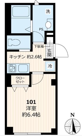 フィールド・エス・牡丹 間取り