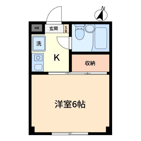 コーポぷりむら  間取り