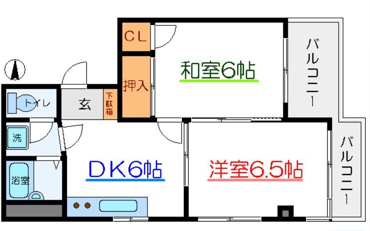 サル・ド・セジュールオオジマ  間取り