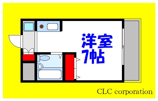 ベイグランデ北栄 212号室 間取り