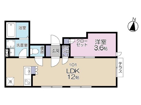 Halelea梅島 間取り
