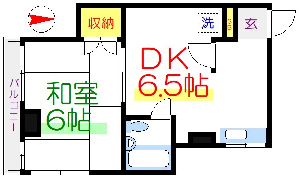 サンハイツ森谷  間取り