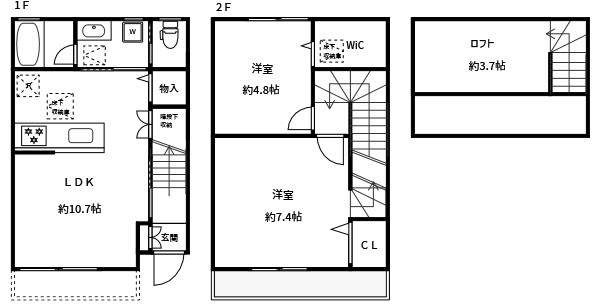 MUKUの家東立石 間取り