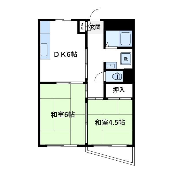 エミネンス梅島 303号室 間取り