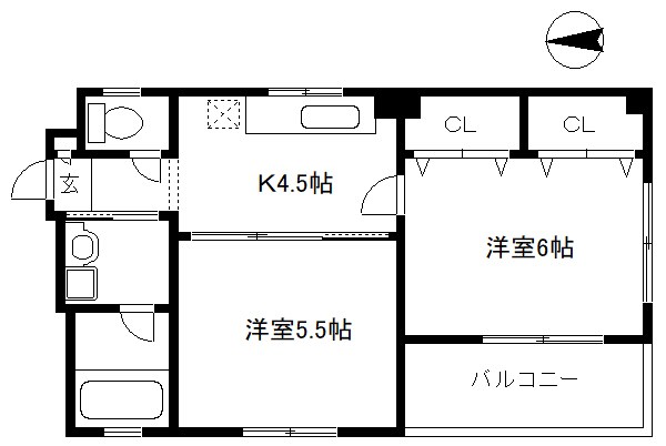ハイム皆川 間取り