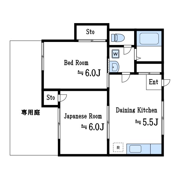 鈴木コーポ 103号室 間取り