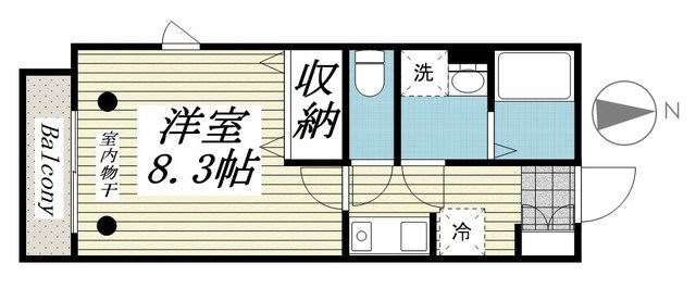 セレーヌ　コーポ若葉 間取り
