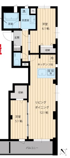 S・FIRSTビューノ西小岩   間取り