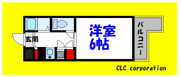 クラムプレイス 207号室 間取り