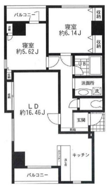 ＳＹＮＥＸ　ＨＯＮ－ＫＯＭＡＧＯＭＥ 間取り
