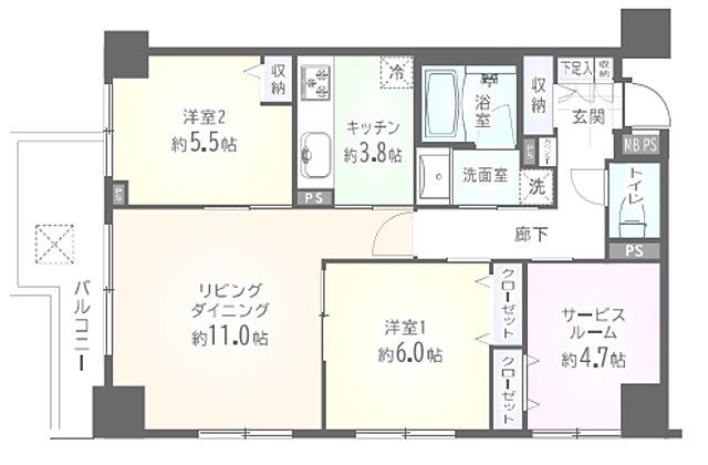 イクシア西新井 間取り