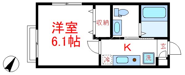 宮内サンハイツ西新井M３ 間取り