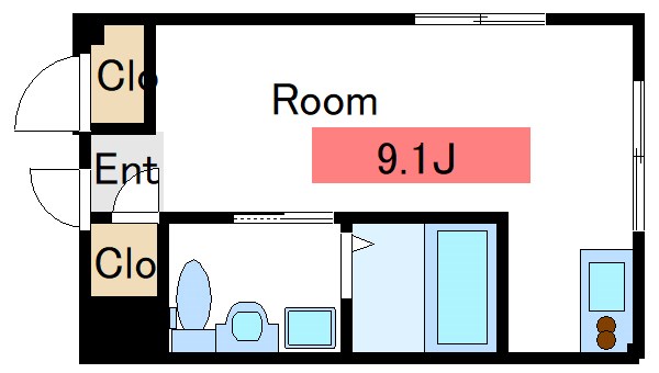 リーフ南砂 間取り