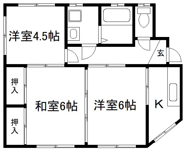 サンコーポ宮本 間取り