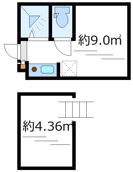 ディアマンテ平井  間取り