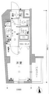 スカイコート大島 間取り