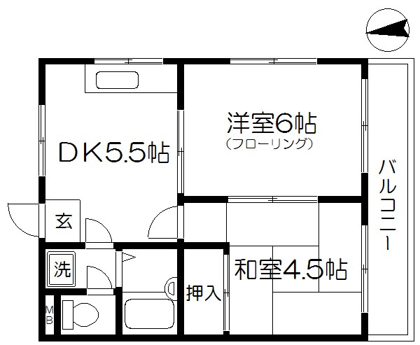 コーポ福寿 間取り