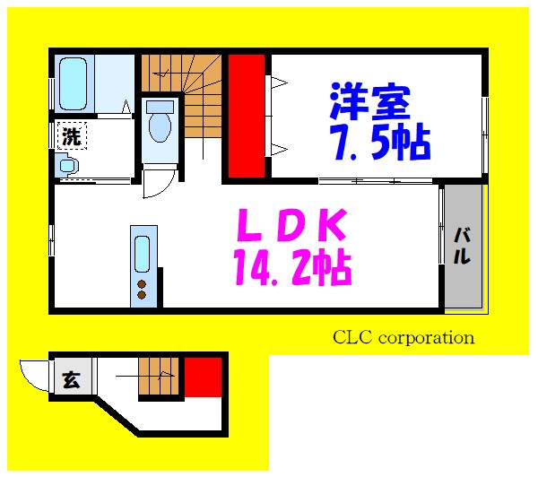 メゾンオランジェ  間取り