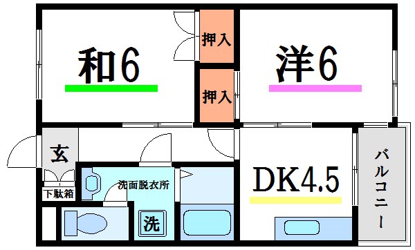 パティオ小岩 間取り