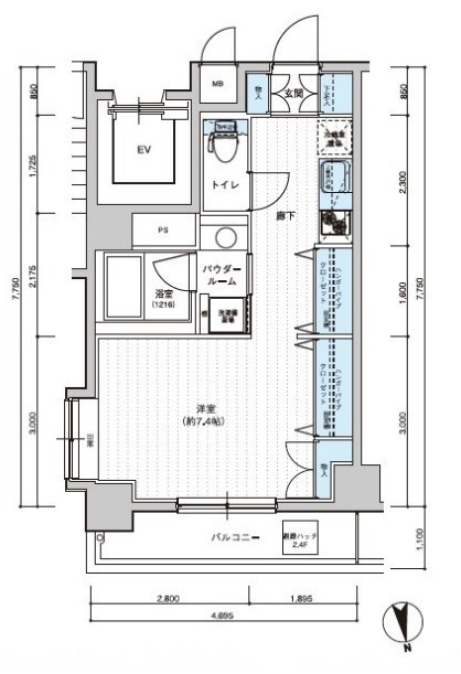 メインステージ西葛西Ⅱ 間取り図