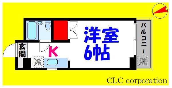 マンションビビット 202号室 間取り