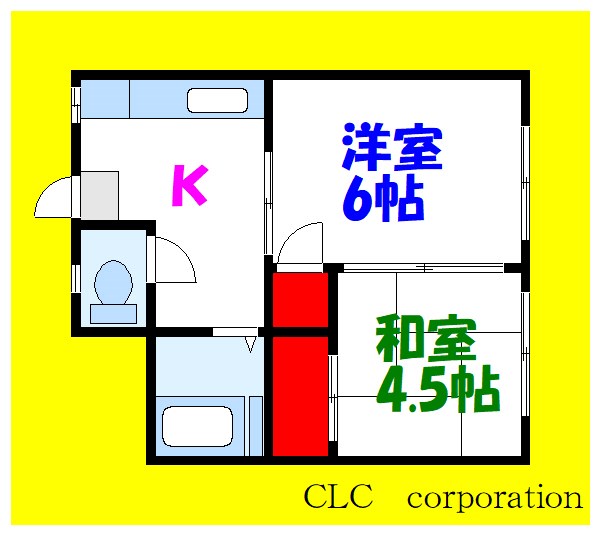 サニーコーポラス 2号棟 間取り