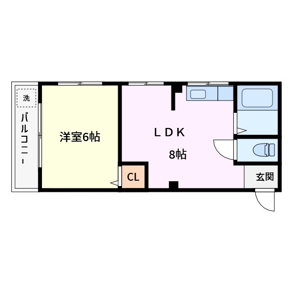 岡澤コーポ 間取り