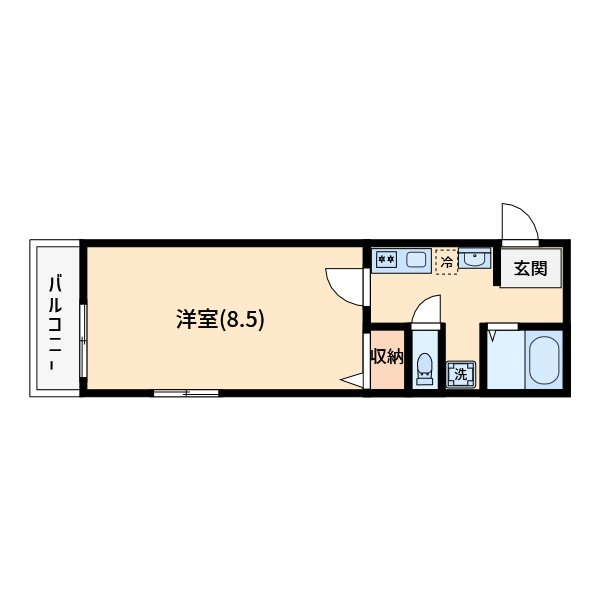 K’s court 間取り