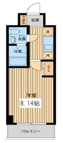 プロスペクト門前仲町   間取り