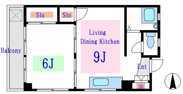 遠山コーポ     間取り
