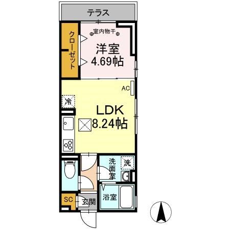 GRANDEUR中葛西 間取り
