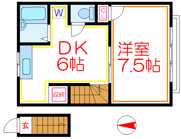 グリーンハウス  間取り