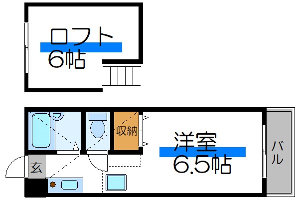メゾンYランド   103号室 間取り
