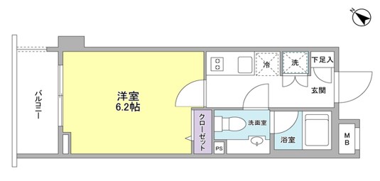 リバーレ月島 間取り