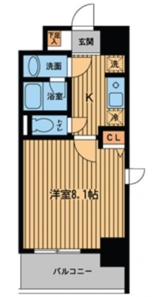 プライムアーバン門前仲町  間取り